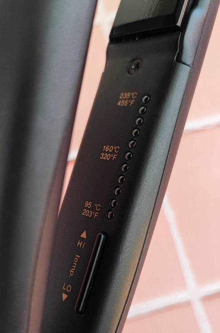 temperatura piastra capelli